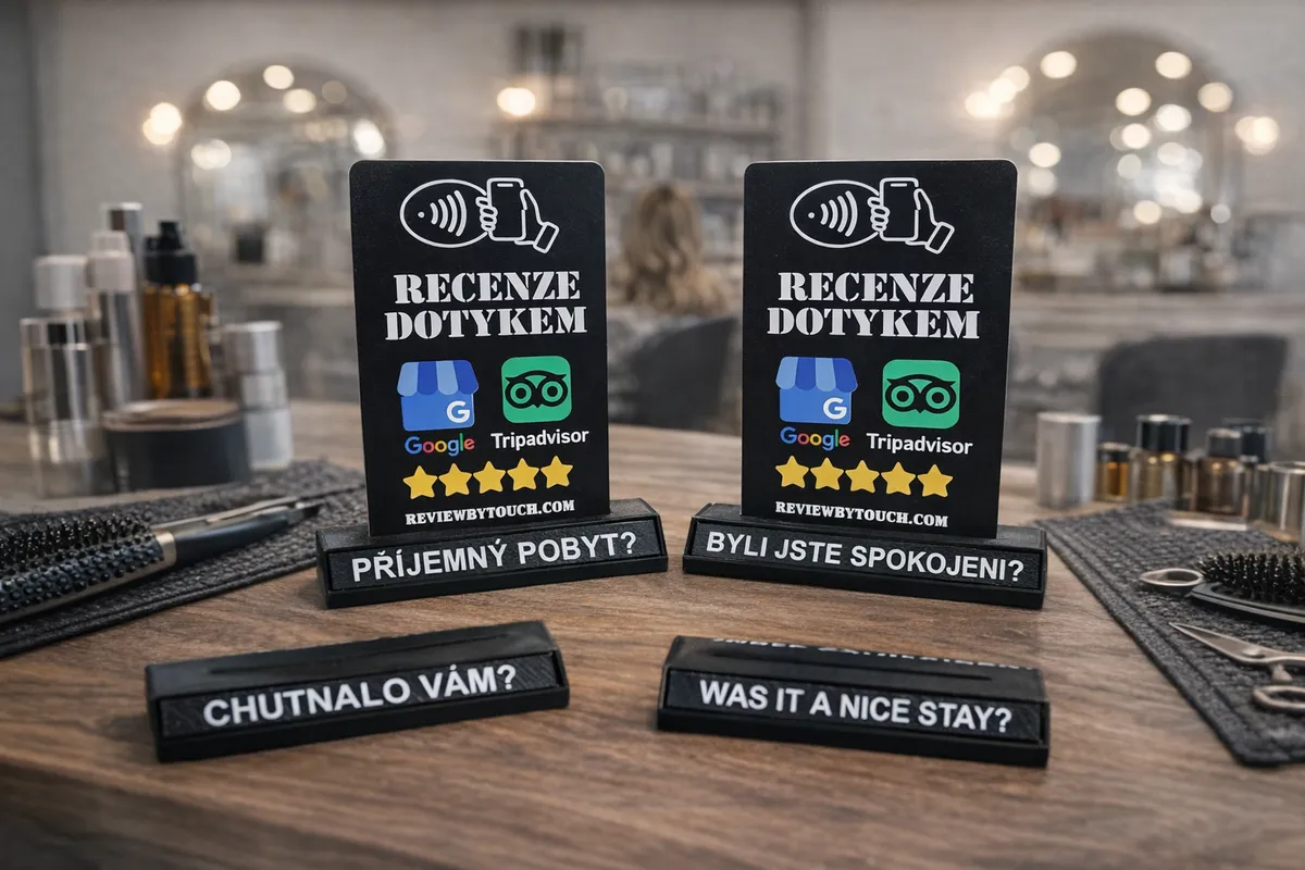 Karta se všemi variantami podstavců